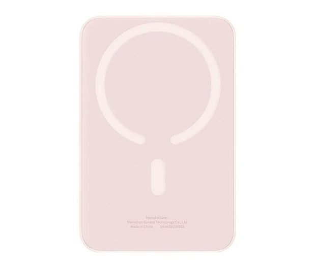 Baseus Magnetic Mini 10000mAh, USB-C 30W (różowy) - 1310902 - zdjęcie 3